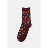 Paul Smith Womens Damask Rose Socks In Red
