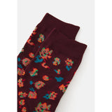 Paul Smith Womens Damask Rose Socks In Red