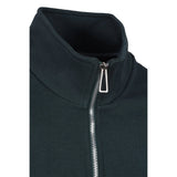 Paul Smith Zebra Half Zip Pullover In Petrol Green