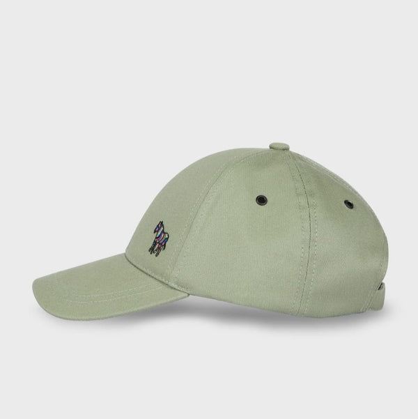 Paul Smith Zebra Logo Baseball Cap In Light Green