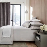 Peacock Blue Hotel Alto Duvet Cover Set, Platinum