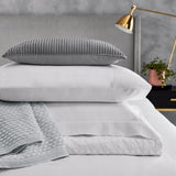 Peacock Blue Hotel Isola 600 Thread Count Cotton Sateen Bedlinen