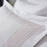 Peacock Blue Hotel Tropea 300 Thread Count Bedding Pink