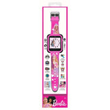 Barbie Printed Strap Interactive Watch In Pink