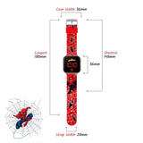 Marvel Spider-Man Printed Strap LED Watch