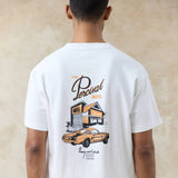 Percival Alistair Oversized T Shirt In White