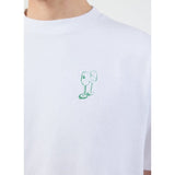 Percival Cicchetti Backprint Oversized Tee In White