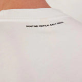 Percival Envy Auxiliary T Shirt Embroidered Organic Cotton In White