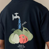 Percival Perci Fruit Farm Oversized T-Shirt Black