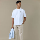 Percival Perci Waters Oversized T Shirt White