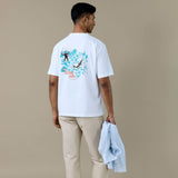 Percival Perci Waters Oversized T Shirt White