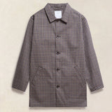 Percival Sherlock Short Trench Coat Waterproof In Watcher Check