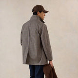 Percival Sherlock Short Trench Coat Waterproof In Watcher Check