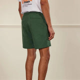 Percival Shorts Seersucker In Forest