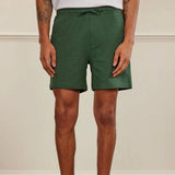 Percival Shorts Seersucker In Forest