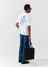 Percival Smith Floral Oversized T Shirt White