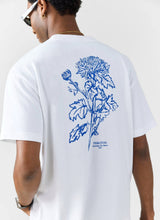 Percival Smith Floral Oversized T Shirt White
