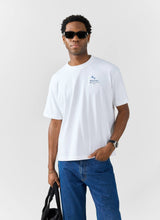 Percival Smith Floral Oversized T Shirt White