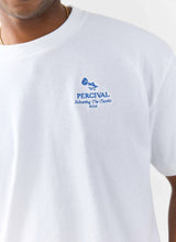 Percival Smith Floral Oversized T Shirt White