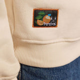 Percival Sour Fruits Sweatshirt Cotton in Ecru