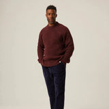 Peregrine Ford Crew Jumper in Shiraz