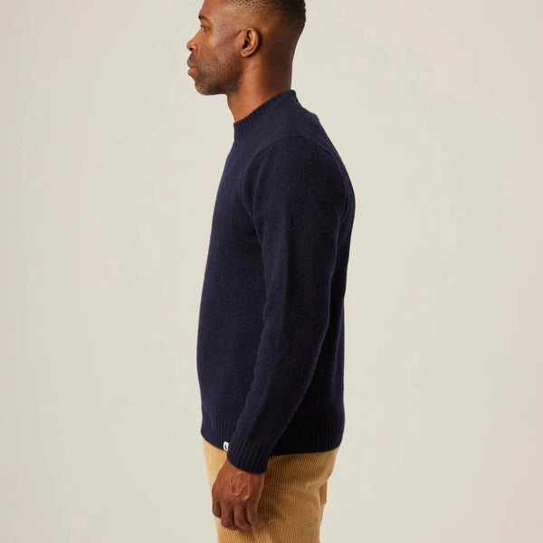 Peregrine Makers Crew Jumper in Navy