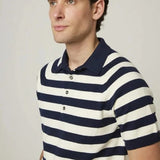 Peregrine Rugby Polo Shirt in Navy