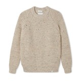 Peregrine Waffle Crew Jumper in Skiddaw