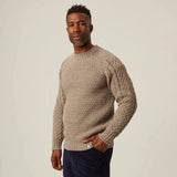 Peregrine Winston Crew Jumper In Oak