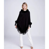 Pia Rossini Angela Poncho In Black