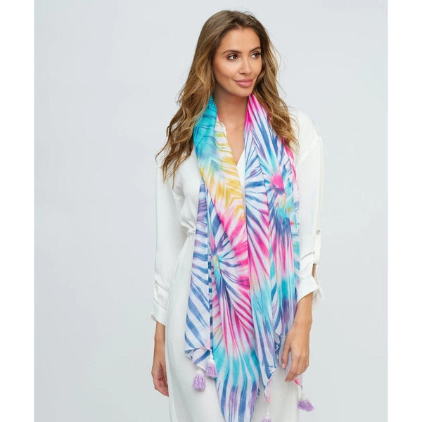 Pia Rossini Astrid Scarf In Rainbow