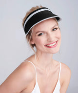 Pia Rossini Cohen Visor In Black/Silver