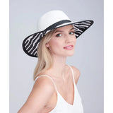 Pia Rossini Graciela Hat In White/black