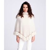 Pia Rossini Harlow Poncho In Cream