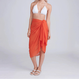 Pia Rossini San Remo Sarong In Orange