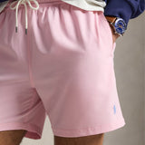 Polo Ralph Lauren 14.5cm Traveller Swimming Trunk in Carmel Pink/Austin Blue