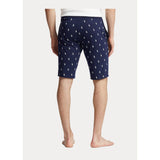 Polo Ralph Lauren Allover Pony Cotton Jersey Sleep Short in Navy