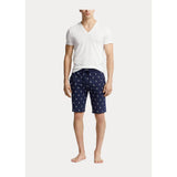 Polo Ralph Lauren Allover Pony Cotton Jersey Sleep Short in Navy