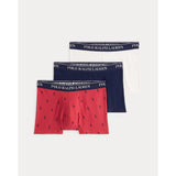 Polo Ralph Lauren Classic Stretch-Cotton Trunk 3-Pack Red/Navy/Wht