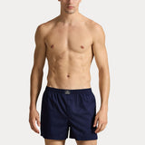 Polo Ralph Lauren Cotton Boxer 3-Pack in White/Blue/Navy