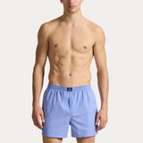 Polo Ralph Lauren Cotton Boxer 3-Pack in White/Blue/Navy