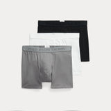 Polo Ralph Lauren Cotton Stretch Boxer Brief  in Black/Grey/White