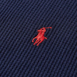 Polo Ralph Lauren Long Sleeve Mini Waffle Top Navy