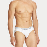 Polo Ralph Lauren Low-Rise Brief 3-Pack In White