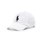 Polo Ralph Lauren Pony-embroidered Leather Strap Sport Cap in White