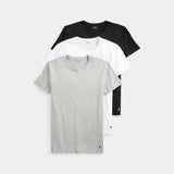 Polo Ralph Lauren Slim Crewneck 3-Pack White/Black/Andover