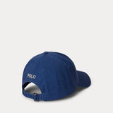 Polo Ralph Lauren The Iconic Cotton Chino Ball Cap in  Dusty Azure/Cream
