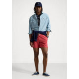 Polo Ralph Lauren Traveller Swimming Trunk In Nantucket Red