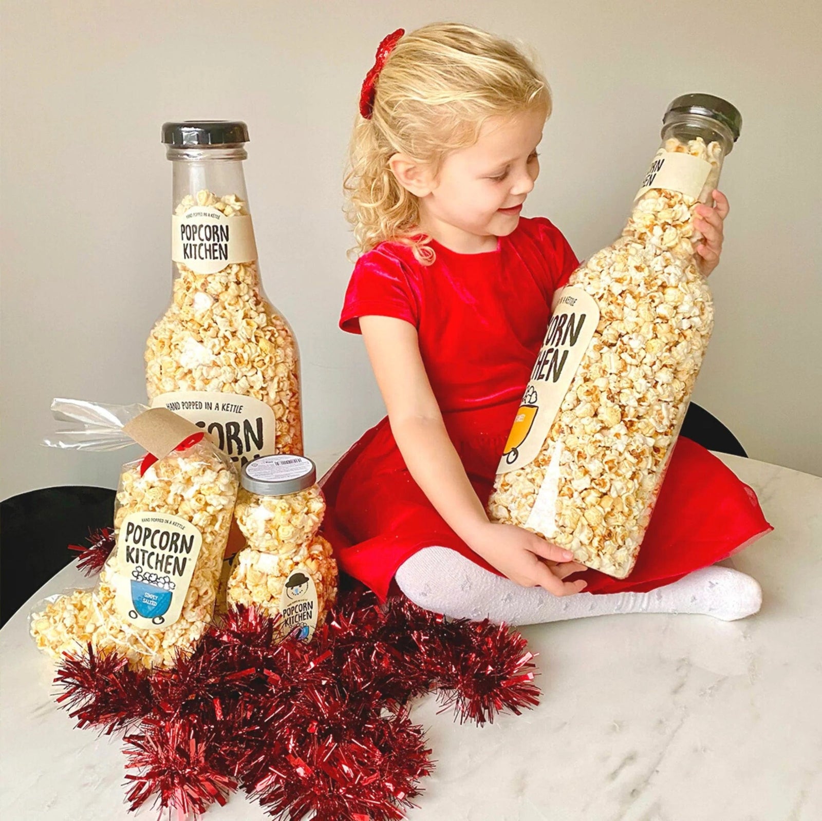 Popcorn Kitchen Seasonal Gift - Sweet & Salt Christmas Stocking 140g