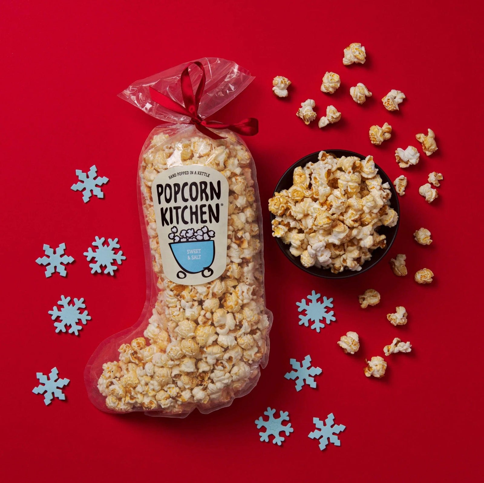 Popcorn Kitchen Seasonal Gift - Sweet & Salt Christmas Stocking 140g